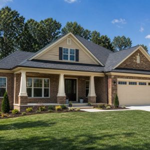 $377,800 Indoor-Outdoor Living brick-accent American bungalow: 2,383-Sq.-Ft. Four-Bedroom Concept