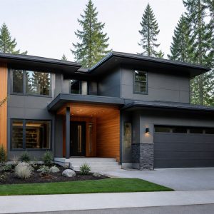 $400,300 Growing-Family Pacific Northwest contemporary family home: 2,484-Sq.-Ft. Four-Bedroom Concept