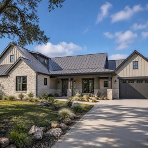 $402,800 Indoor-Outdoor Living Texas Hill Country family home: 2,496-Sq.-Ft. Four-Bedroom Concept