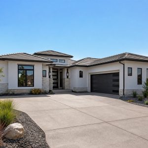 $417,800 Multigenerational Suite contemporary courtyard family home: 2,561-Sq.-Ft. Four-Bedroom Concept