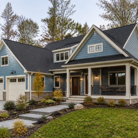 $427,800 Indoor-Outdoor Living Great Lakes-region family cottage: 2,602-Sq.-Ft. Four-Bedroom Concept