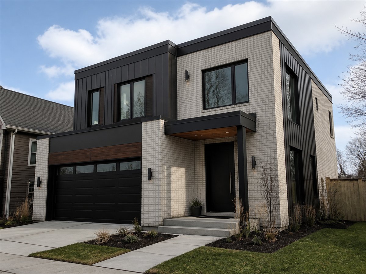 City Garden House Split-Bedroom 2626, a conceptual 2626-square-foot urban infill family home with a $432,800 construction target