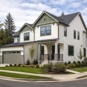 $435,300 Corner-Lot narrow-lot two-story family home: 2,638-Sq.-Ft. Four-Bedroom Concept
