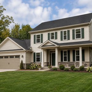 $440,300 Energy-Conscious alley-loaded traditional family home: 2,662-Sq.-Ft. Four-Bedroom Concept