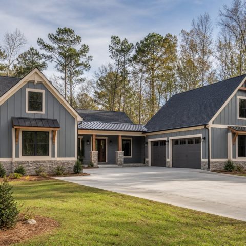 $445,300 Work-From-Home dual-cottage-inspired single-family home: 2,679-Sq.-Ft. Four-Bedroom Concept