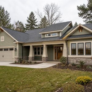$450,300 Growing-Family aging-in-place family bungalow: 2,703-Sq.-Ft. Four-Bedroom Concept