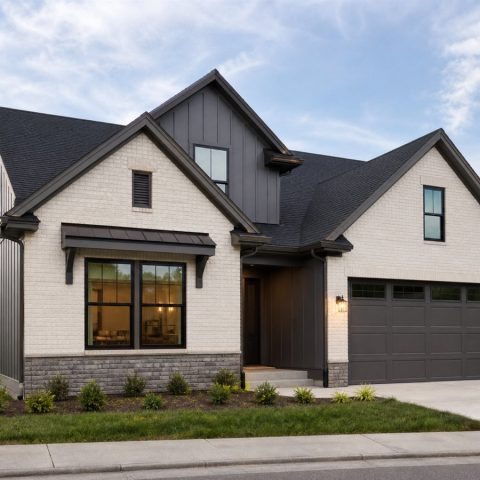 $455,300 Narrow-Lot front-office family home: 2,727-Sq.-Ft. Four-Bedroom Concept