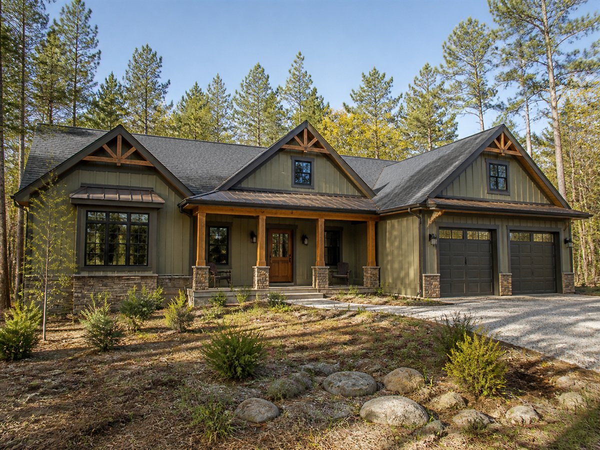 Bootroom House Split-Bedroom 2739, a conceptual 2739-square-foot mudroom-focused family home with a $457,800 construction target