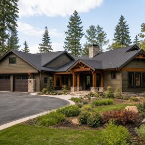 $467,800 Multigenerational Suite courtyard Craftsman family home: 2,780-Sq.-Ft. Four-Bedroom Concept