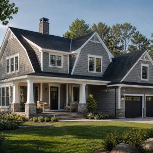 $475,300 Growing-Family restrained Shingle-style family home: 2,816-Sq.-Ft. Four-Bedroom Concept