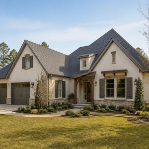 $482,800 Split-Bedroom restrained French-country family home: 2,845-Sq.-Ft. Four-Bedroom Concept