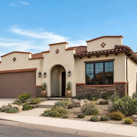 $487,800 Hobby-and-Workshop Mission-revival family home: 2,869-Sq.-Ft. Four-Bedroom Concept