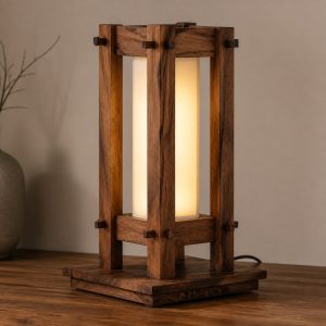10 Acacia Wood Lamp Ideas with Rich Varied Grain