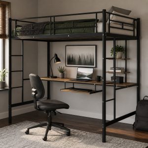 10 Bunk Beds With Desks, Shelves, Stairs, and Storage
