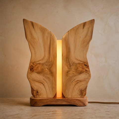 10 Camphor Wood Lamp Ideas with Flowing Figure