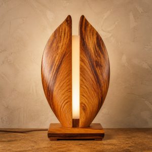 10 Canarywood Lamp Ideas with Golden Striped Grain