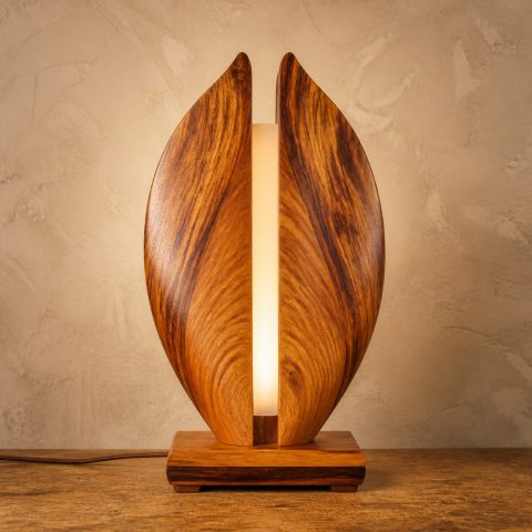 10 Canarywood Lamp Ideas with Golden Striped Grain