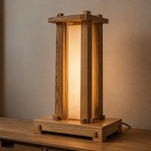 10 Elm Wood Lamp Ideas with Flowing Interlocked Grain
