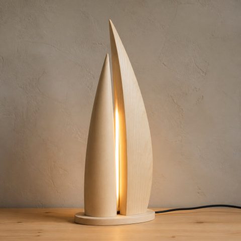 10 Holly Wood Lamp Ideas with Natural Ivory Grain