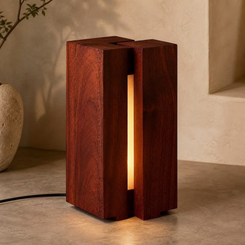 10 Jarrah Wood Lamp Ideas with Rich Brick-Red Grain
