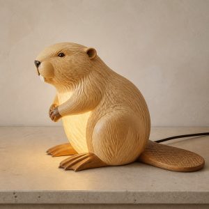 10 Light Yellow Wood Beaver Lamp Ideas with Broad Paddle Tails