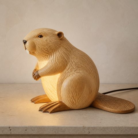 10 Light Yellow Wood Beaver Lamp Ideas with Broad Paddle Tails