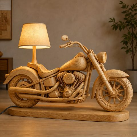 10 Light Yellow Wood Cruiser Motorcycle Lamp Ideas