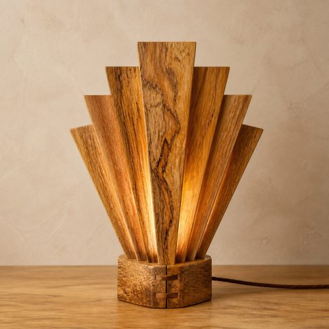 10 Mango Wood Lamp Ideas with Warm Varied Grain