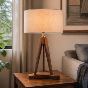 10 Mid-Century Modern Wooden Lamp Ideas with Warm Character