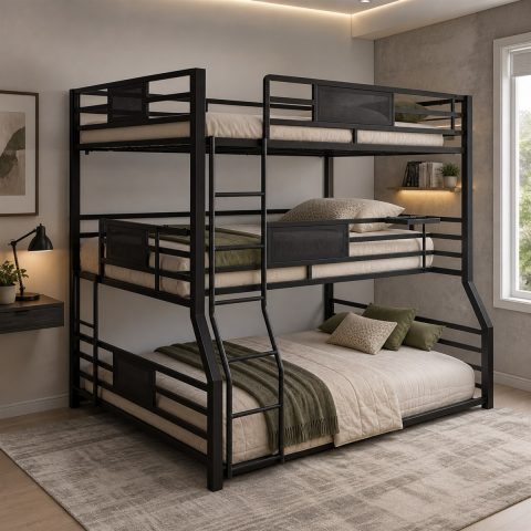 10 Modern Bunk Bed Frame Ideas in Wood and Metal