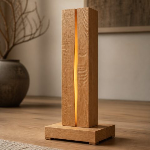 10 Oak Lamp Ideas with Grain, Ray Fleck, and Strength