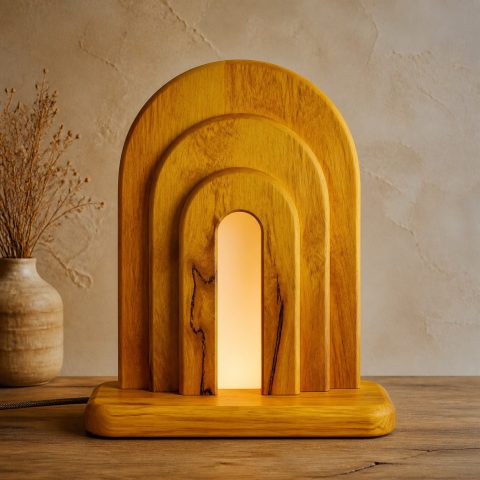 10 Osage Orange Lamp Ideas with Vivid Golden Color