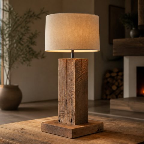 10 Rough-Sawn Timber Lamp Ideas with Honest Texture