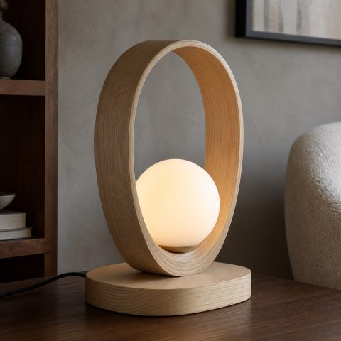 10 Sculptural Bentwood Lamp Ideas with Graceful Curves