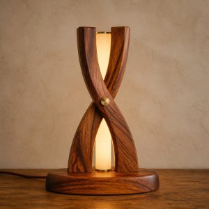 10 Sheesham Wood Lamp Ideas with Rich Contrasting Grain