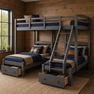 10 Space-Saving Bunk Beds with Desks and Storage