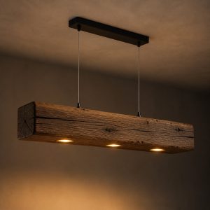 10 Timber Beam Pendant Light Ideas with Wood-First Design
