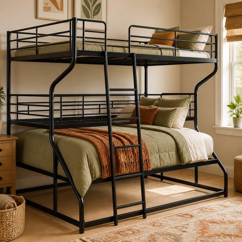 10 Twin-over-Full Bunk Bed Designs for Flexible Rooms