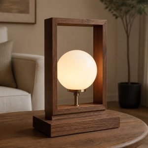10 Wood and Glass Lamp Ideas with Soft Glow