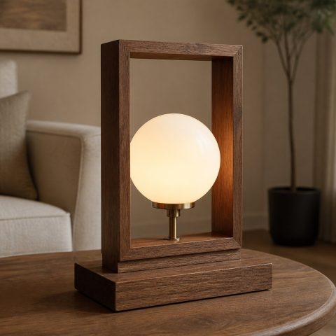 10 Wood and Glass Lamp Ideas with Soft Glow