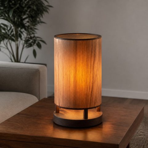 10 Wood Veneer Lamp Ideas with Lightweight Curves