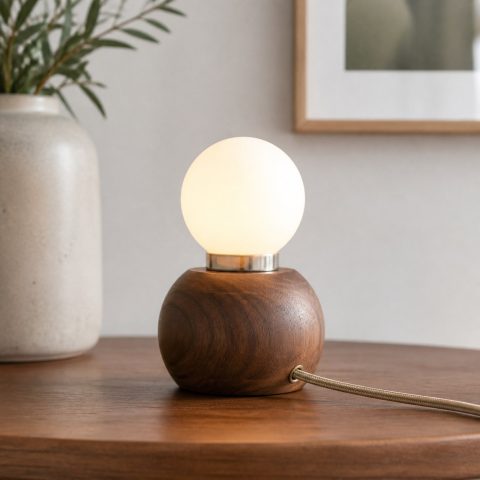 10 Wooden Accent Lamp Ideas for Small Pools of Light