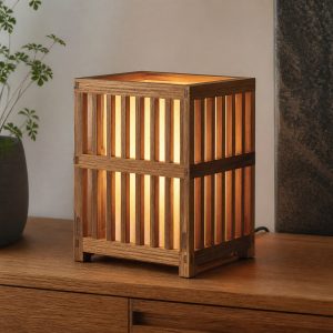 10 Wooden Cage Lamp Ideas with Structured Light