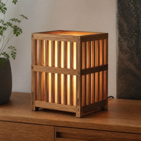 10 Wooden Cage Lamp Ideas with Structured Light