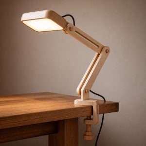 10 Wooden Clamp Lamp Ideas for Flexible Lighting