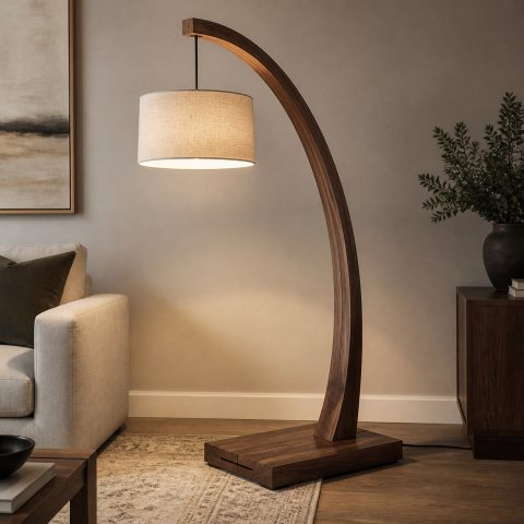 10 Wooden Floor Lamp Ideas for Reading Corners