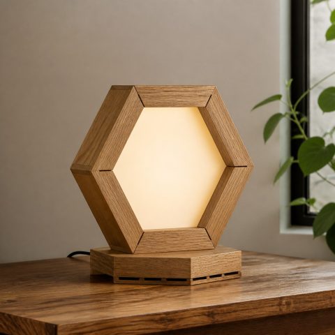 10 Wooden Hexagon Lamp Ideas with Precise Joinery