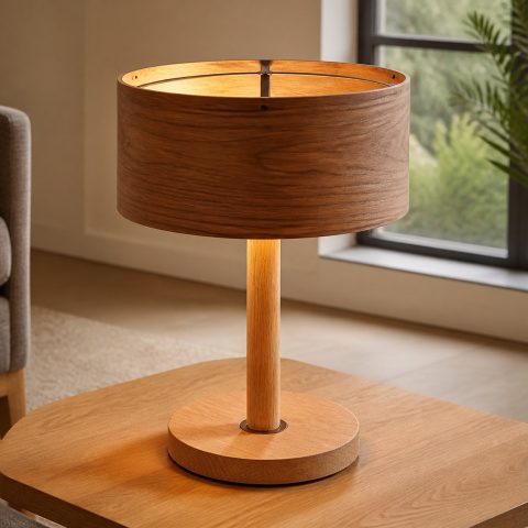 10 Wooden Lamp Shade Ideas with Ventilated Construction