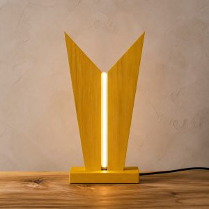 10 Yellowheart Wood Lamp Ideas with Golden Color